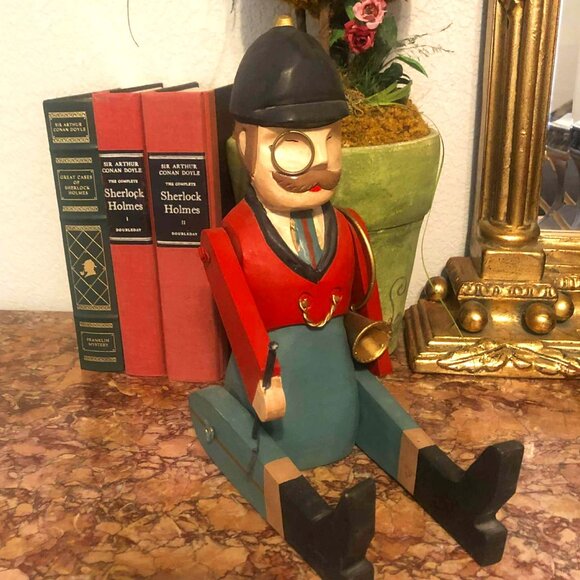 NWT MIDWEST IMPORTS British Master Fox Huntsman Wooden Figurine 17” - Picture 2 of 7